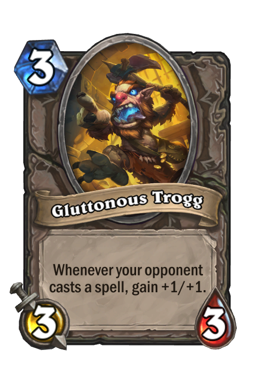 Gluttonous Trogg Hearthstone kártya