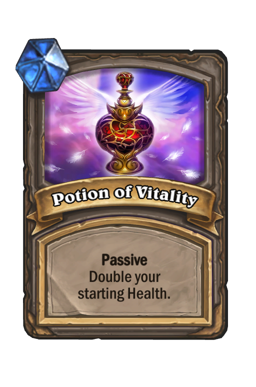 Potion of Vitality Hearthstone kártya