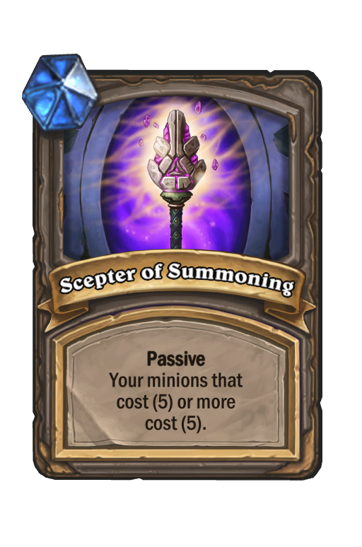 Scepter of Summoning Hearthstone kártya