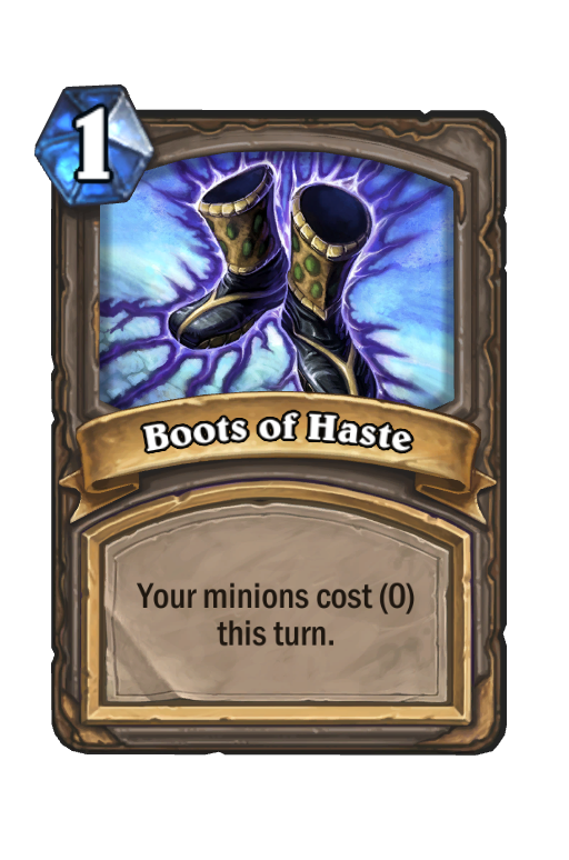 Boots of Haste Hearthstone kártya