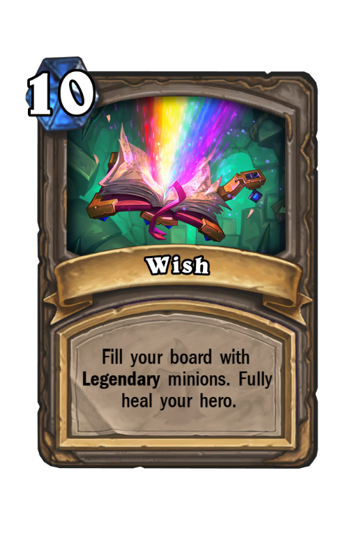 Wish Hearthstone kártya