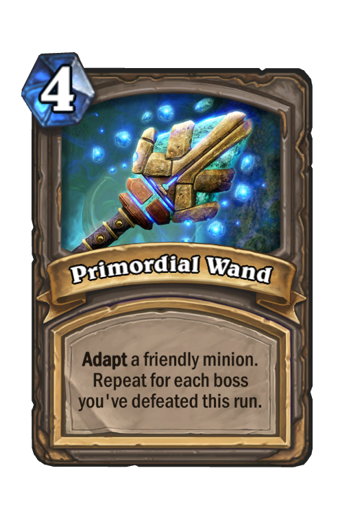 Primordial Wand Hearthstone kártya