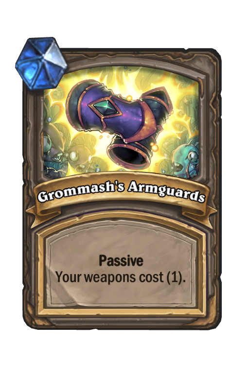 Grommash's Armguards Hearthstone kártya