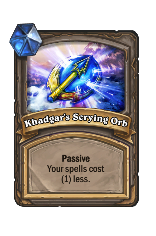 Khadgar's Scrying Orb Hearthstone kártya