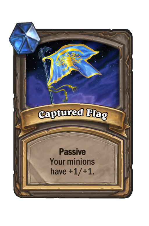 Captured Flag Hearthstone kártya