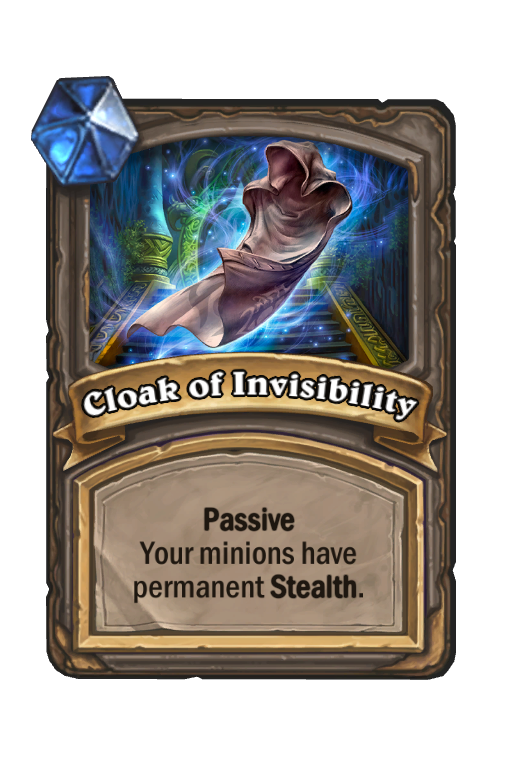 Cloak of Invisibility Hearthstone kártya