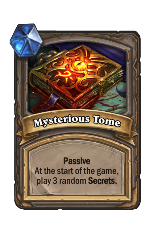 Mysterious Tome Hearthstone kártya