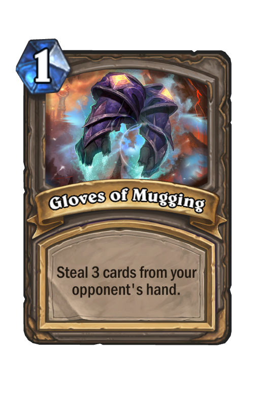 Gloves of Mugging Hearthstone kártya