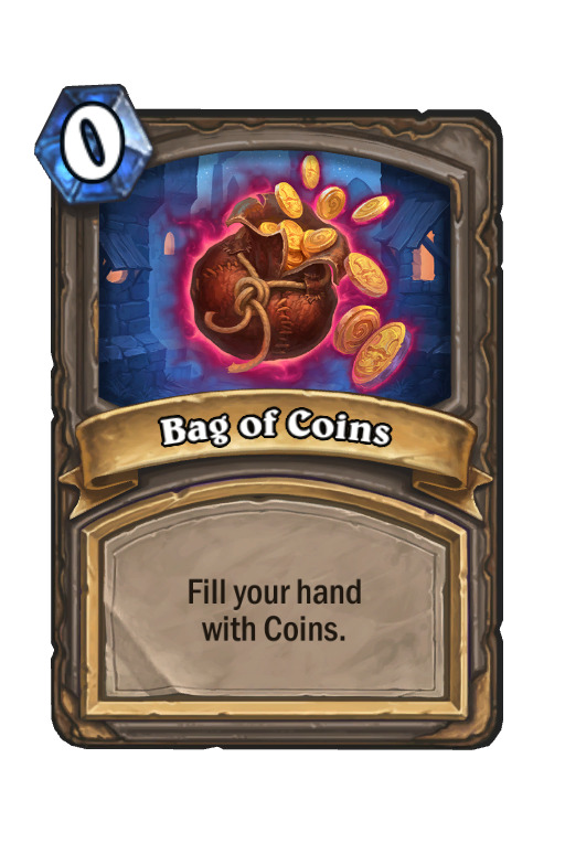 Bag of Coins Hearthstone kártya