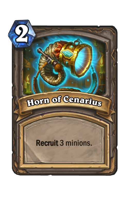 Horn of Cenarius Hearthstone kártya