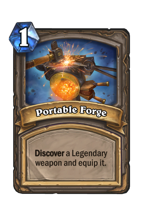 Portable Forge Hearthstone kártya