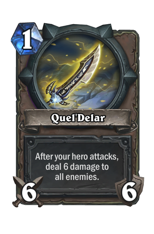 Quel'Delar Hearthstone kártya