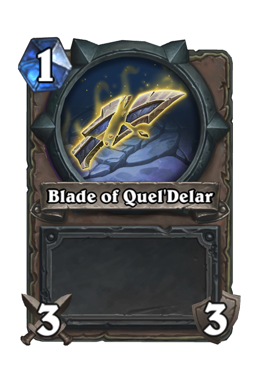 Blade of Quel'Delar Hearthstone kártya