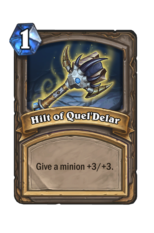 Hilt of Quel'Delar Hearthstone kártya