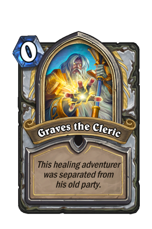Graves the Cleric Hearthstone kártya