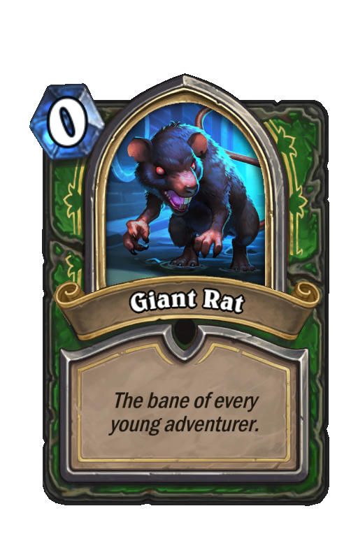 Giant Rat Hearthstone kártya