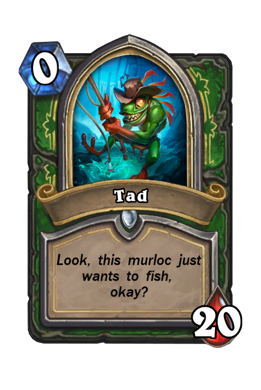 Tad Hearthstone kártya