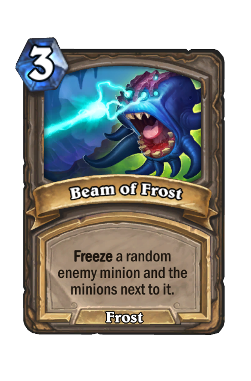 Beam of Frost Hearthstone kártya