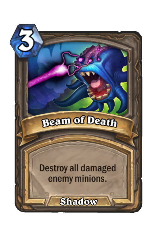 Beam of Death Hearthstone kártya