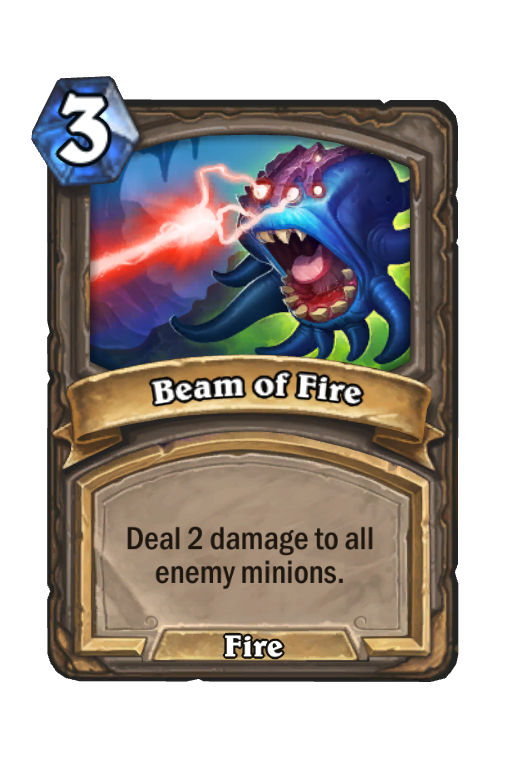 Beam of Fire Hearthstone kártya