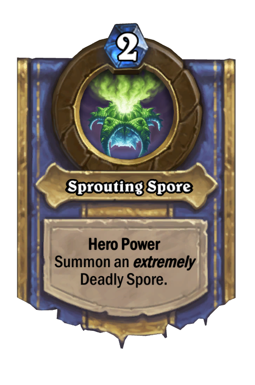 Sprouting Spore Hearthstone kártya