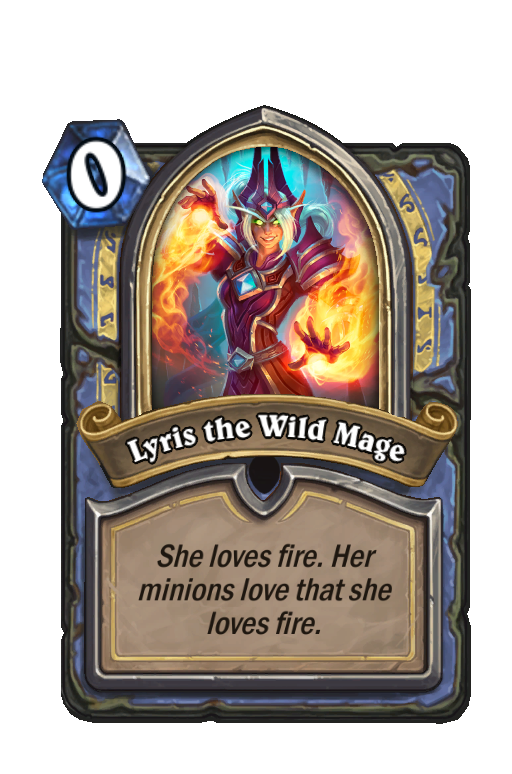 Lyris the Wild Mage Hearthstone kártya