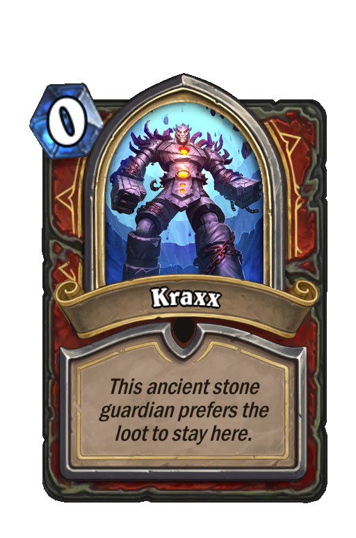 Kraxx Hearthstone kártya