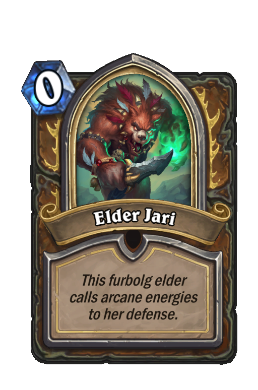 Elder Jari Hearthstone kártya
