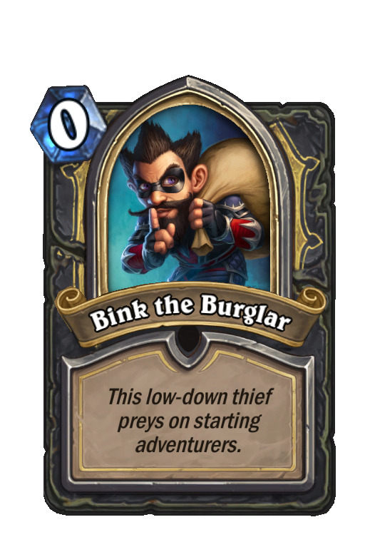 Bink the Burglar Hearthstone kártya