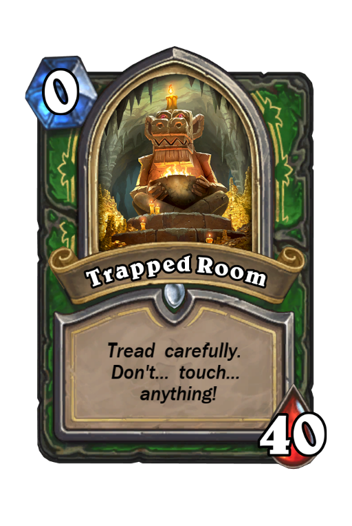 Trapped Room Hearthstone kártya