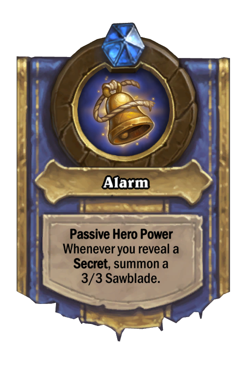 Alarm Hearthstone kártya