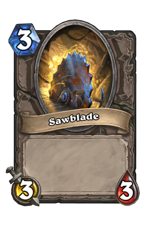 Sawblade Hearthstone kártya