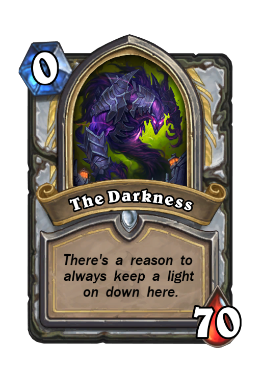The Darkness Hearthstone kártya