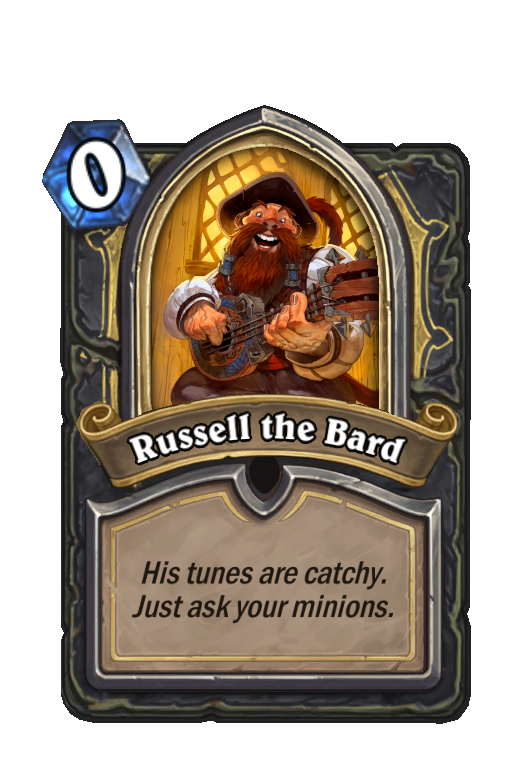 Russell the Bard Hearthstone kártya