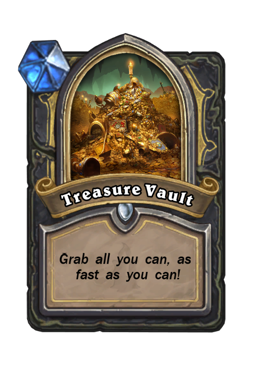 Treasure Vault Hearthstone kártya
