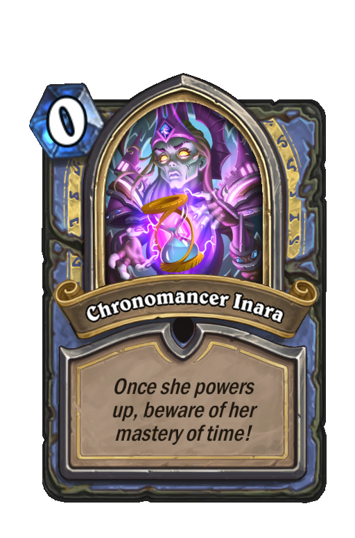 Chronomancer Inara Hearthstone kártya