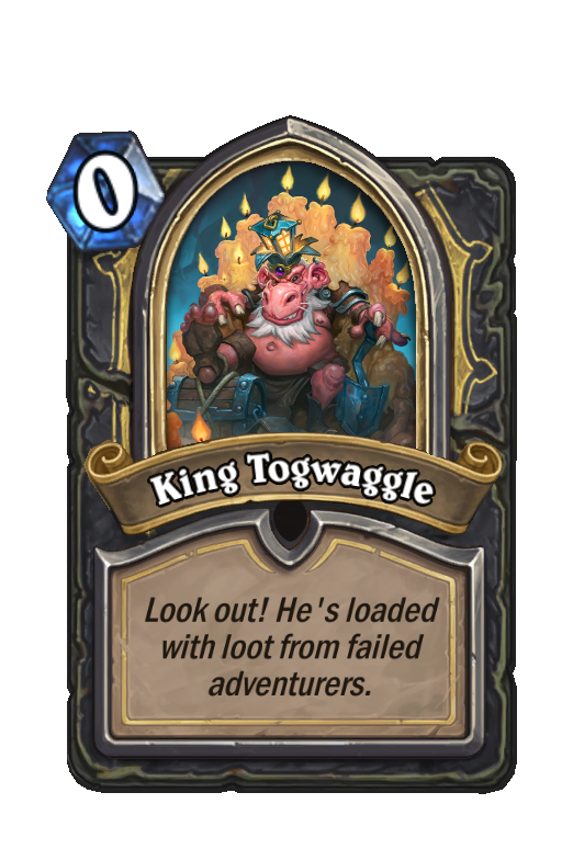 King Togwaggle Hearthstone kártya