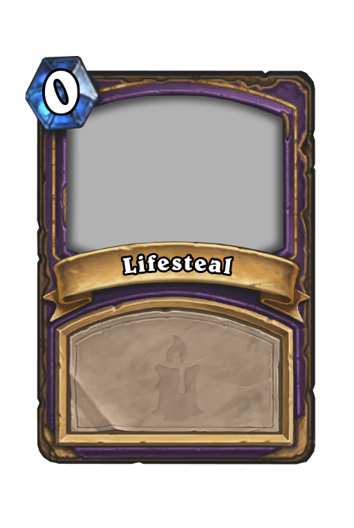 Lifesteal Hearthstone kártya