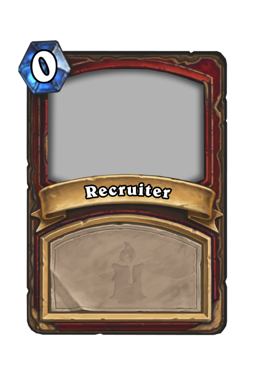 Recruiter Hearthstone kártya