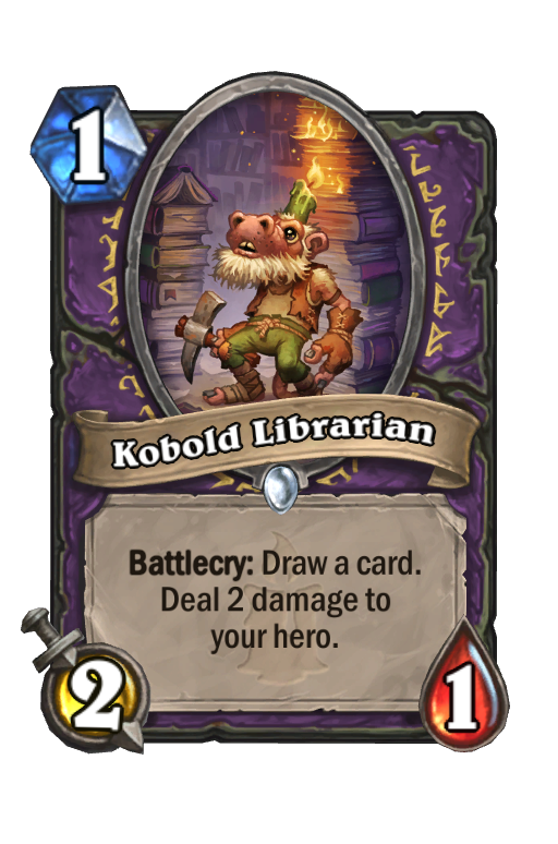 Kobold Librarian Hearthstone kártya