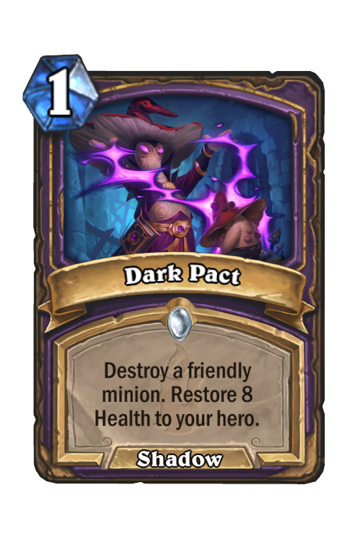 Dark Pact Hearthstone kártya