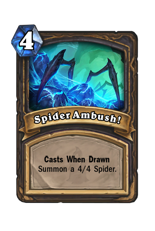 Spider Ambush! Hearthstone kártya