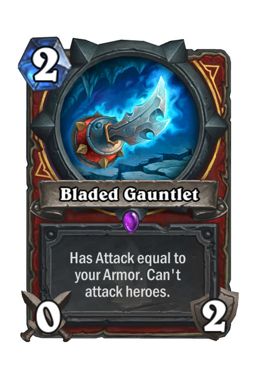 Bladed Gauntlet Hearthstone kártya