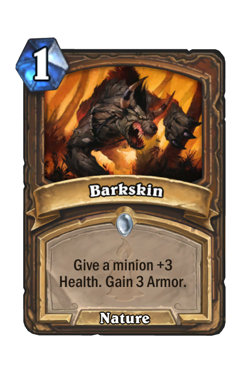 Barkskin Hearthstone kártya