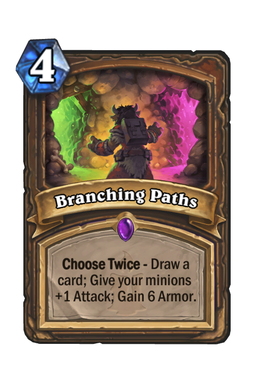 Branching Paths Hearthstone kártya
