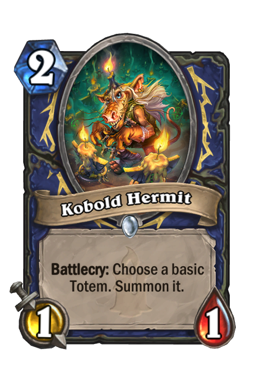 Kobold Hermit Hearthstone kártya