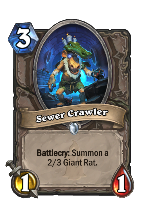 Sewer Crawler Hearthstone kártya