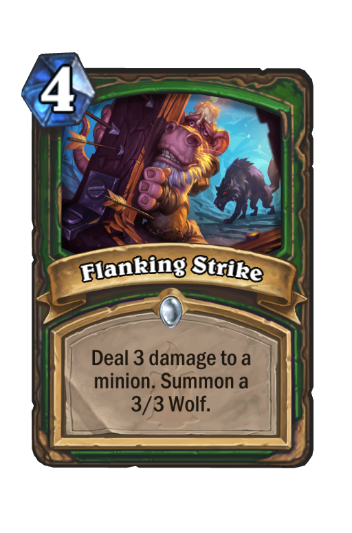 Flanking Strike Hearthstone kártya