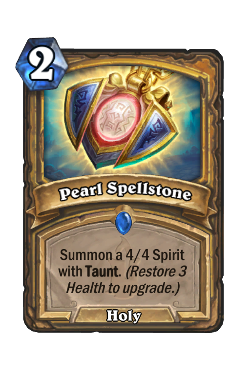 Pearl Spellstone Hearthstone kártya