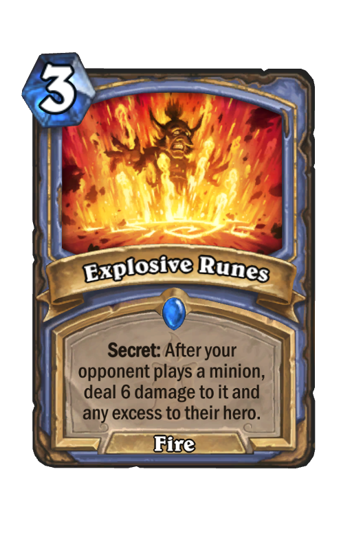 Explosive Runes Hearthstone kártya